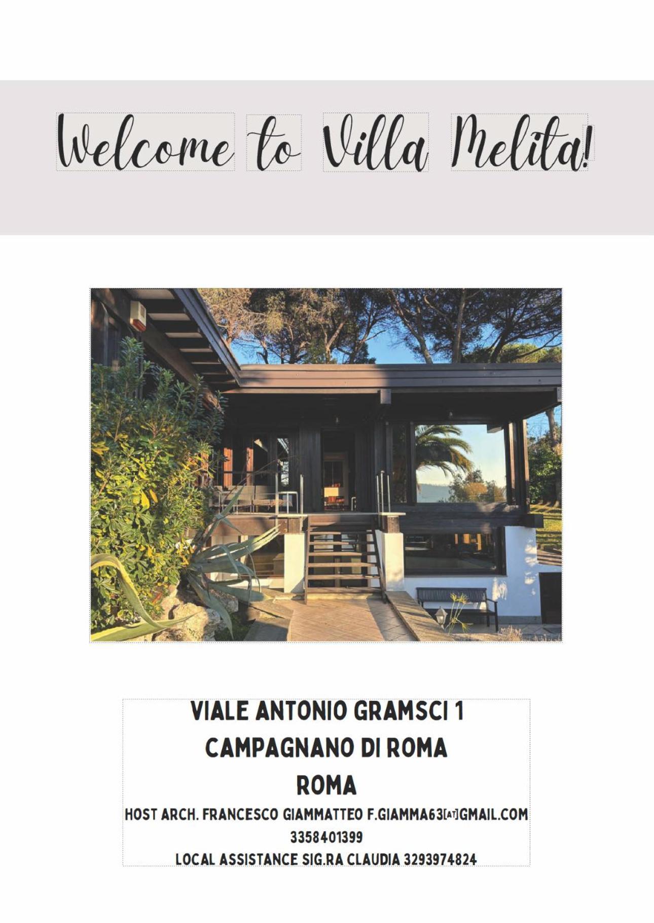 Villa Melita Gia Villa Marzia Campagnano Di Roma Exterior foto